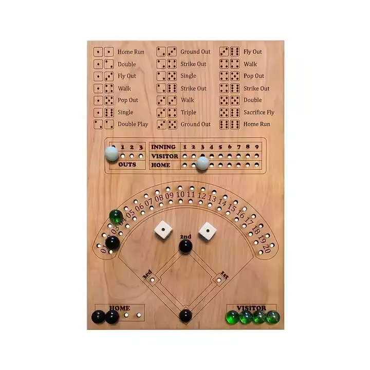 Baseball Dice Board Game