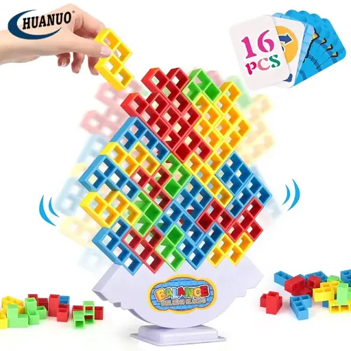Tower Stacking Blocks Balance Game