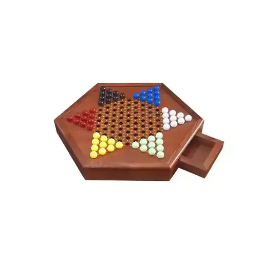 Wooden Marbles Chess Board Game